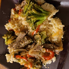 Easy and quick. Added steamed broccoli and garlic