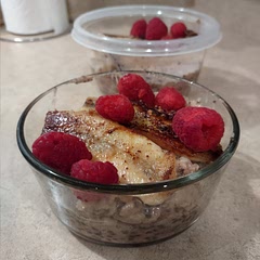 I'm not a huge oatmeal or banana fan but this was actually pretty good. Make sure to serve with extra milk in case it's too thick.