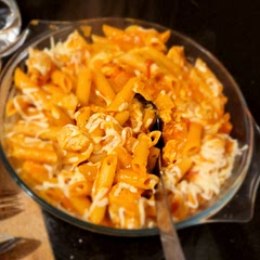Cooked pasta separately, very tasty, liked by the whole family 😁