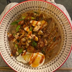 My tofu didn’t hold its shape and egg wasn’t cooked quite enough but it tasted absolutely delicious. I topped with cashews and chilli sauce. Great recipe, would highly recommend.