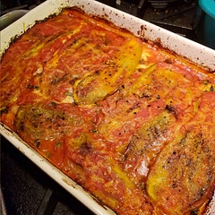 When this is pulled from the oven, all bubbly and golden, waiting that 15 minutes before eating will be the biggest exercise in patience you will ever experience.  This might have been my best batch yet!