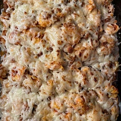 I added ground sausage.