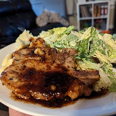 Wow! Just wow! I wish I would have seasoned the pork earlier, to let that garlic and salt really take hold.
