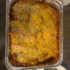Add parsley on top after baking