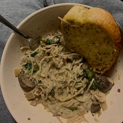 I like it a lot!! I used chicken broth instead of veg. (just because that’s what I had), doubled the ingredients, and used angel hair instead of bow tie. I would used a pasta that catches the sauce more (shells or penne), less onion, and lightly season your veggies as you go (I used seasoning salt). Golden!!