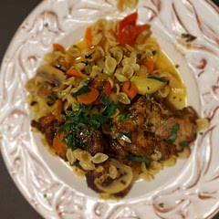 The flavour was lacking on all parts except the chicken. Season the vegetables would be our recommendation.