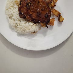 It's really good! I also baked some potatoes for it. I would say the amount of sauce is good enough for 4 servings, unless you're a saucy person like me then more sauce isn't a bad idea. 🙂
