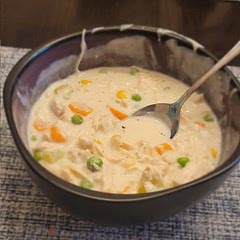 Delicious! Made with boiled chicken breast instead. Tastes longer but delicious! I also doubled the recipe to be sure there were left overs
