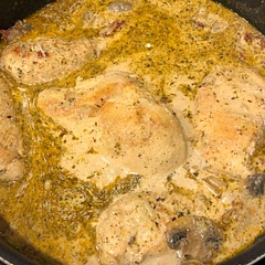 Followed recipe for the most part. Very tasty.
