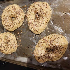 This is GREAT! Fist time doing bagels and this is clearly the recepie I will us from now on!