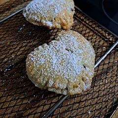 I used the dough recipe as a kind of puff pastry and it tasted pretty good, but it was a lot spongier and dense then I wanted it to be. I'm not sure where I went wrong. 😕