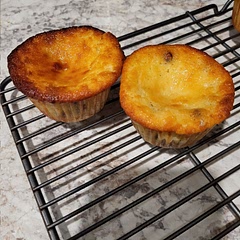 I subbed almond flour for the cake flour and reduced it by 1/4 based on something I read online. They are delicious but didn't rise quite right.