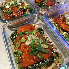 "Yum yum yum" restaurant worthy! it's been a while since I finished all of my meal preps and this one had me licking my plate!