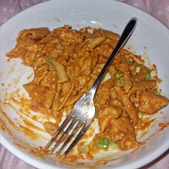 Added some sour cream for the spice but was delicious.