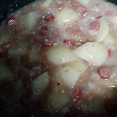 Added baked beans and garlic.