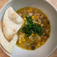 Flavor was delicious. Didn't add the tortilla to the soup so it didn't have anything binding it, but it was still really good. I didn't have any, but avocados would go well with this dish.
