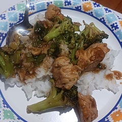 I added rice, and it mixed really well together.