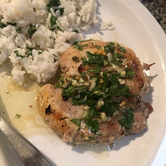 Couldn’t get the recipe instructions to load, just the ingredient list- so I guessed. It was juicy and tasty.