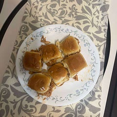I added brown sugar to the recipe and made a glaze on the top instead but it was amazing all around. Definitely recommend and the kids liked the sweetness and taste.