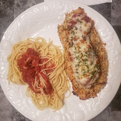 Delicious and easy to make. I make my own marinara with some spiciness and it paired perfectly with this. All the spices this recipe called for made it that much more flavorful. Will definitely be making this again