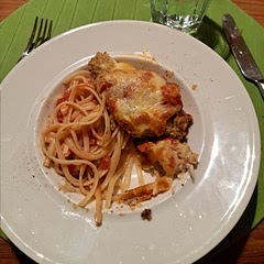 Well everyone went back for seconds and my daughter wanted thirds!! Boiled up some pasta and chucked it the pan with left over marinara sauce.
Would definitely make again, very tasty and easy to make