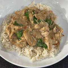 Very tasty, very easy. Chicken thighs are great for the slow cooker