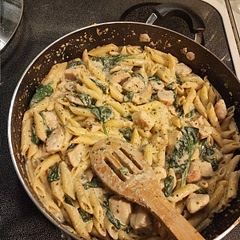I added a lil more chicken broth. It turned out way better than I was expecting.