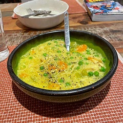 Good soup, reminds me of our time in Reno, don’t you remember?