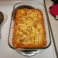 Will use less cream cheese next time. saw another note that used half cream cheese, half ricotta. will try that 