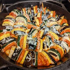 Delicious recipe. Needed more vegetables for the size pan I used. Used Rao's Sauce