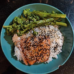 I did it with soy sauce instead of chilly cause I didn't feel like spicy, it was really good!! A bit dry but savoury