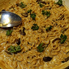 Quite tasty, I was out of almond milk so I used regular.
