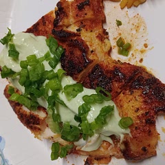 Let me start off by saying this was WAY spicier than I had anticipated. Definitely not a meal for my kids, but it was so delicious. The avocado sauce really cut through the heat. The chicken was moist and super flavourful.