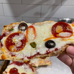 Use a nice soft French bread. Great easy kid- friendly dinner. I put out all the toppings in bowls and had kids make their own pizza. Rated 9/10 by my 12 year old!