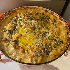 Added chorizo sausages and mushrooms 
Tasty and easy to make.