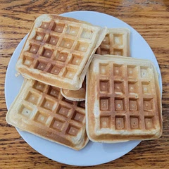 First time I succeed in making waffles!