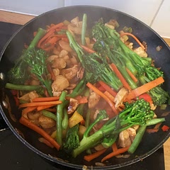 Added peppers and Chinese five spice