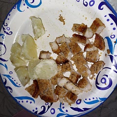 We used Potatoes as a side and the meat was real good