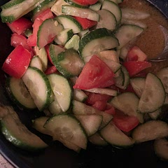 Added avocado. Simple & delicious.