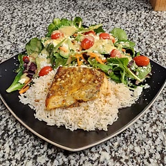 I didn't have fresh Parsley but I did add sage to the seasoning mix. This dish was freaking delicious!!