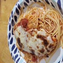 Great 30 minute mid-week meal. My son loved it and asked for seconds.
Time saving tip - buy thin cut chicken breast fillets. It's a great time saver