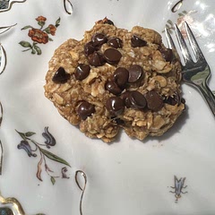 Not bad but could definitely be sweeter. I used natural, unsweetened peanut butter, bananas that needed to be more ripe and vegan, dark chocolate chips. I will make these again and next time, make the sweeter adjustments.
