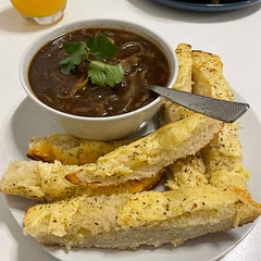 Made as a uni meal with my flatmate, so fun!