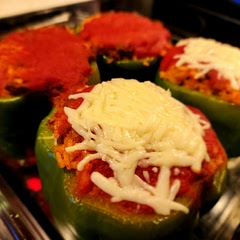 Very bland. Pepper consistently was good, but the only seasoning was salt. It needs more spices to give it flavor. Thinking cumin for next time and possibly chili pepper. Don't recommend this recipe but the instructions for the peppers were good.