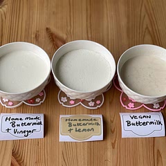 I was able to substitute this and still make light and fluffy buttermilk pancakes