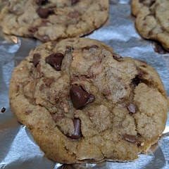 Added Heath bits for crunch factor. Mine took 11 minutes to bake.