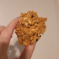 This is a healthier and cheaper substitute for peanut butter granola bars I buy regularly. Good snack for when my blood sugar is feeling low.