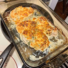 Served over hash browns soooo good!!!!  Added red pepper flakes for some heat