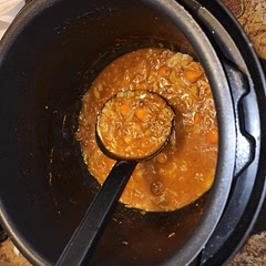No leftovers! We added some garlic and red pepper flakes for extra heat.