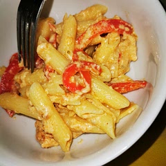Added more cream, one chopped tomato + bit more salt
